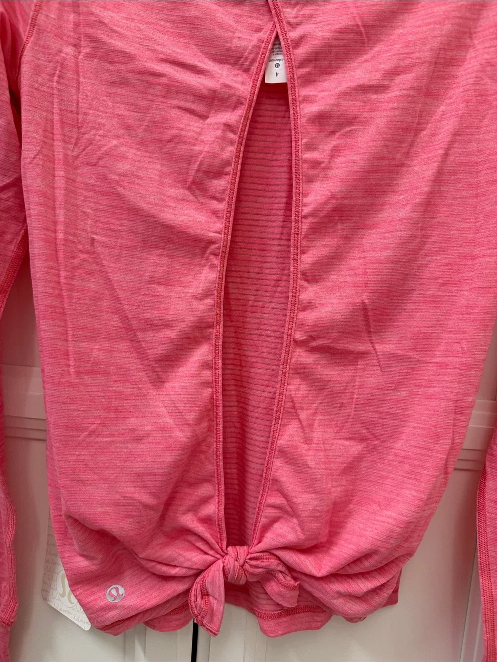 lululemon athletica Long-Sleeve Pink Performance Tee